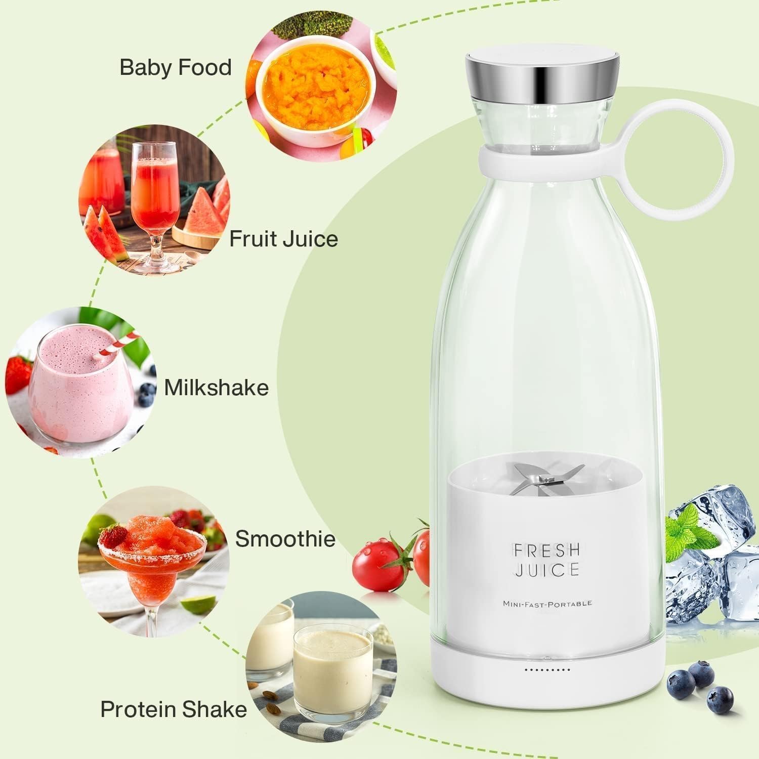 Travel Portable Mini Juicer Blender